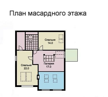 план 1-го этажа