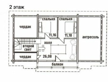 план 2-го этажа 