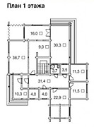 план 1-го этажа 