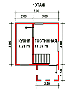 План 1-го этажа 
